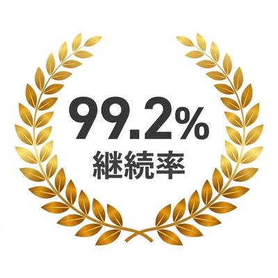 契約継続率99.2%